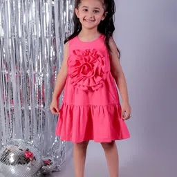 LIL DRAMA Round Neck Sleeveless A-Line Dress-picture-12