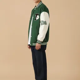 Mast & Harbour Men Colourblocked Bomber Jacket image 2
