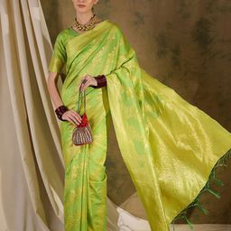 Suha Woven Design Zari Art Silk Ready to Wear Banarasi Saree-picture-13