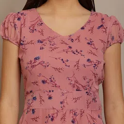 Raabta Fashion Women Floral Printed Maxi Dress image 2