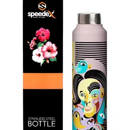 Speedex Multicoloured & Multicoloured Single Stainless Steel Printed Single Wall Vacuum Water Bottle-picture-25