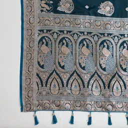 Mitera Woven Design Zari Banarasi Saree image 4