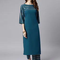 KALINI Striped Kurta with Palazzo-picture-33