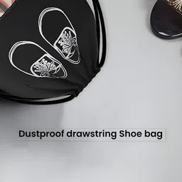 Aura Black Set of 6 Regular Shoes Organiser Organisers image 5