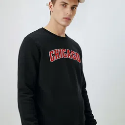 Manlino Men Typography Printed ROUND NECK FULL SLEEVE SWEATSHIRT image 4