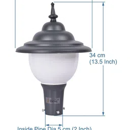 BENE Clag Grey & White Self Assembly Outdoor Lamp image 2
