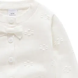 StyleCast x Revolte Girls Round Neck Front-Open Sweaters image 4