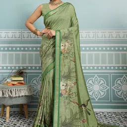100 Dreams Ethnic Motifs Zari Saree image 5