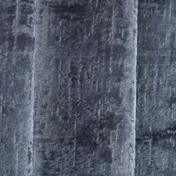 GEET CREATIONS 2 Pieces Blue & Black Textured Room Darkening Velvet Window Curtains image 4