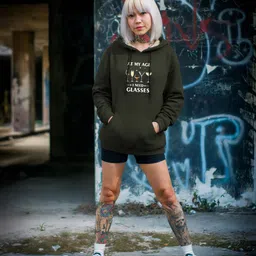 TOGS & TERRE Women Printed Hooded Sweatshirt-picture-27