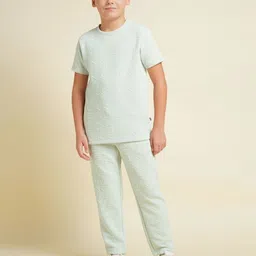 Jack & Jones Junior Boys Typography Printed Pockets T-shirt image 2