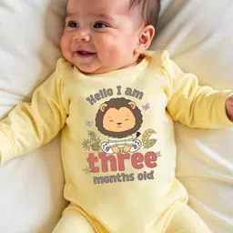 KNITROOT Infants Printed Cotton Rompers image 4