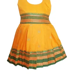 AMBA COLLECTION BOUTIQUE Ethnic Wear Narayan Peth Buttti Design Sleeveless Frock-image-21