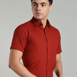 Southbay Smart Spread Collar Spread Collar Short Sleeves Formal Shirt image 3