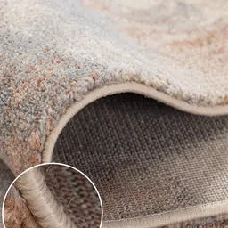 OBSESSIONS Rust & Grey Abstract Printed Carpet image 4