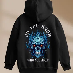 Cool Plus Men Printed Hooded Sweatshirt image 2