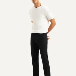 levi's Men's 513 Black Slim Straight Fit Mid Rise Jeans image 3