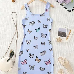 Miss & Chief Girls Animal Print Bodycon Mini Dress-picture-13