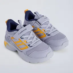 Hopscotch Grey Mesh Non-Marking Sports Shoes-picture-8