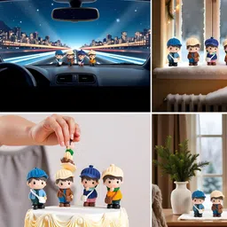 Flenzy Multicoloured Figurine Showpiece image 3