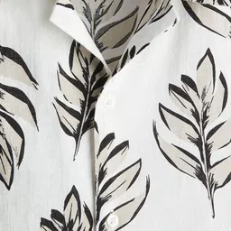 H&M Regular Fit Linen-Blend Resort Shirt image 3