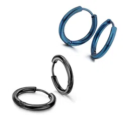 shobhram Unisex Blue Earrings-picture-27