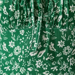 Happiness istanbul Floral Print Off-Shoulder Sheath Midi Dress image 2