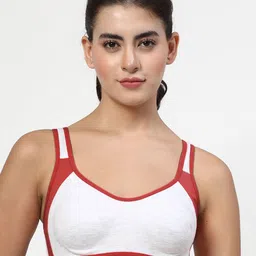 LILY Strops999 Pack of 3 Full Coverage Non Padded Seamless Sports Bra image 5