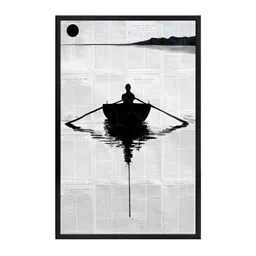 999Store Grey & Black 1 Piece Canvas Other Wall Paintings image 2
