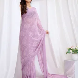 all about you Floral Woven Design Saree image 5