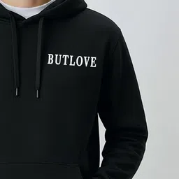 Manlino Men Printed Hooded Sweatshirt image 2