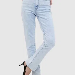 GAP Women Slim Fit High-Rise Light Fade Jeans-picture-23