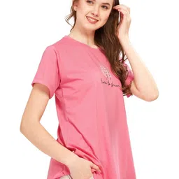 WEET Typography Printed Round Neck Cotton T-Shirt image 2