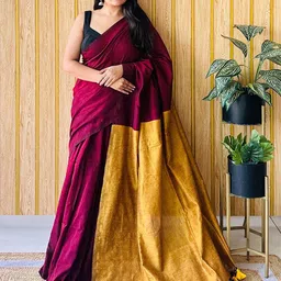 Anouk Pure Cotton Khadi Saree-picture-42