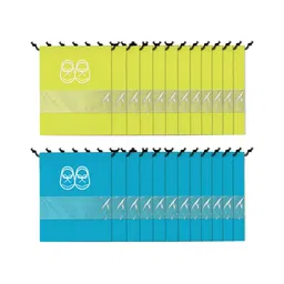 Aura Yellow & Blue 24 Pieces Reusable Shoes Organisers-image-97