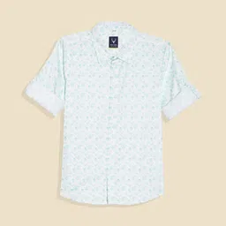 Allen Solly Junior Boys Slim Fit Printed Casual Shirt-picture-42