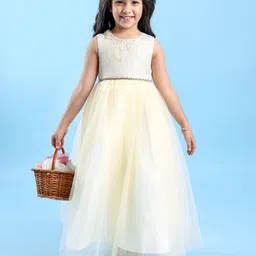 Mark and Mia Girls Self Design Maxi Dress-image-82
