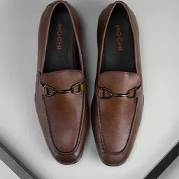 Mochi Men Leather Formal Loafers-picture-40