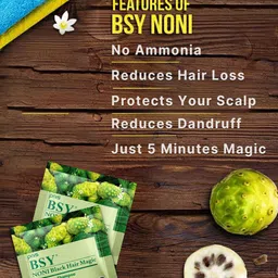 PRIIS BSY Noni Black Hair Magic Hair Color Shampoo - 12 ml Each image 2