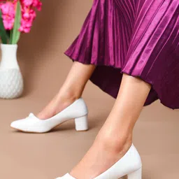 SHUZ TOUCH Women Block Heel Pumps-image-61
