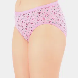 Bodycare Pack Of 3 Premium Assorted Floral Cotton Outer Elasticated Basic Briefs - 5213 image 2