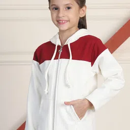 MINI & MING Girls Colourblocked Hooded Sweatshirt image 4