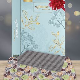 MYTRIDENT Moments Brown Floral Printed 120 TC Pure Cotton Queen Bedsheet & 2 Pillow Covers-picture-28