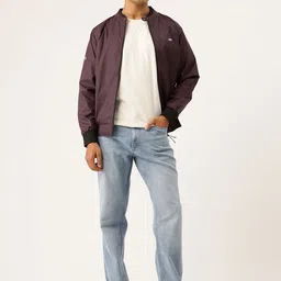 Okane Stand Collar Bomber Jacket image 5