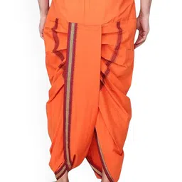 RAMESHWARAM FABRICS Men Pure Cotton Ready to Wear Dhotis image 2