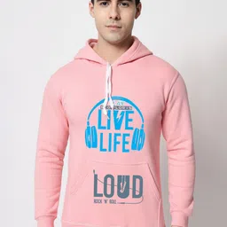 MINISTRY OF FRIENDS Men Printed Hooded Sweatshirt-picture-34