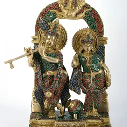 Exotic India Gold-Toned Religious Idol Showpiece-image-50