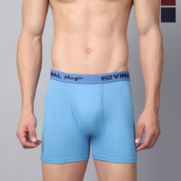 mack jonney VIMAL JONNEY Pack Of 3 Assorted Cotton Trunk MAGIC__RED__J__03-picture-1