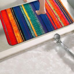 IVAZA Unisex Yellow Color Anti Slip Silicone Material Bath Mats For Bathroom-picture-5