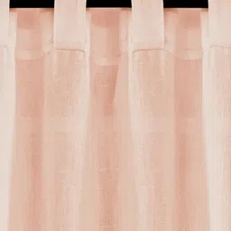HOMEMONDE Peach-Coloured Set of 2 Sheer Long Door Curtain image 2